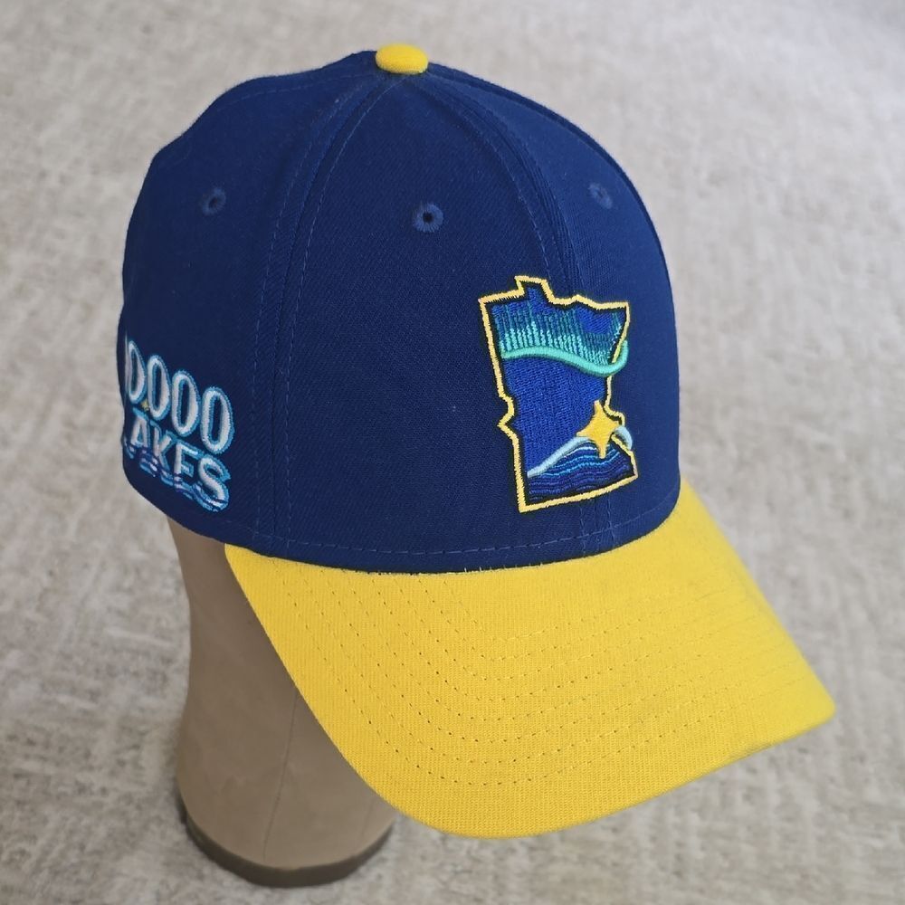 New Era Blue and Yellow Minnesota Lakes Embroidered Cap